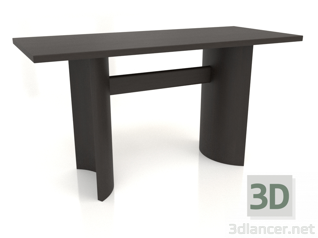 Modelo 3d Mesa de jantar DT 05 (1400x600x750, madeira marrom) - preview