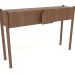 modèle 3D Table console KT 02 (1200x300x800, bois brun clair) - preview