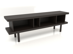 Mueble TM 13 (1800x400x600, madera marrón oscuro)