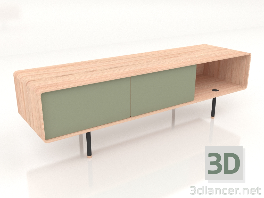 modèle 3D Armoire Fina 160 (Olive) - preview