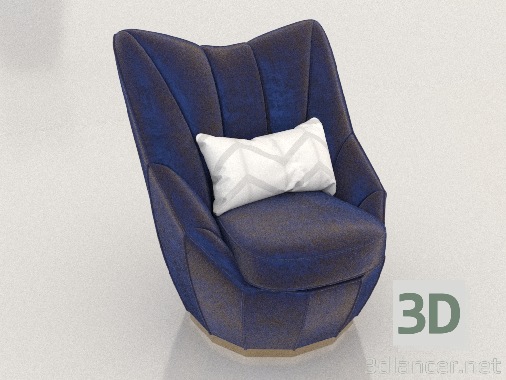 3D Modell Sessel zum Entspannen - Vorschau