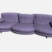 modello 3D Grande divano roy - anteprima