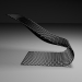 sillon acero inox 3D modelo Compro - render