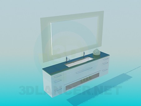 modelo 3D Lavabo - escuchar modelo 3D Lavabo - escuchar