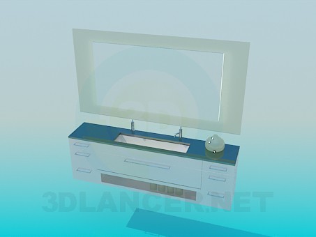 modelo 3D Lavabo - escuchar modelo 3D Lavabo - escuchar