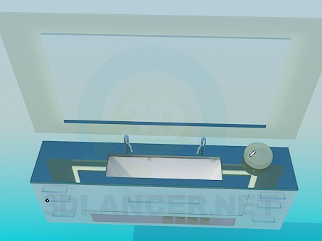 modelo 3D Lavabo - escuchar modelo 3D Lavabo - escuchar