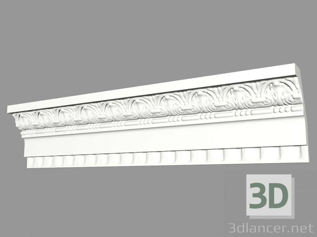 3D modeli Kalıplı saçak (КФ90) - önizleme