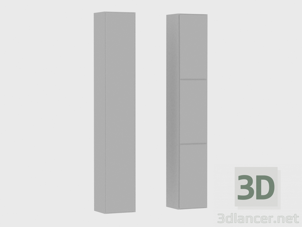 modèle 3D Eléments du système modulaire IANUS MIDDLE WITH BACK (P268) - preview