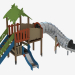 3D modeli Çocuk oyun kompleksi (T1116) - önizleme