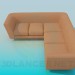 3d model Corner sofa - preview