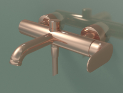 Single lever bath mixer for exposed installation (34420300)