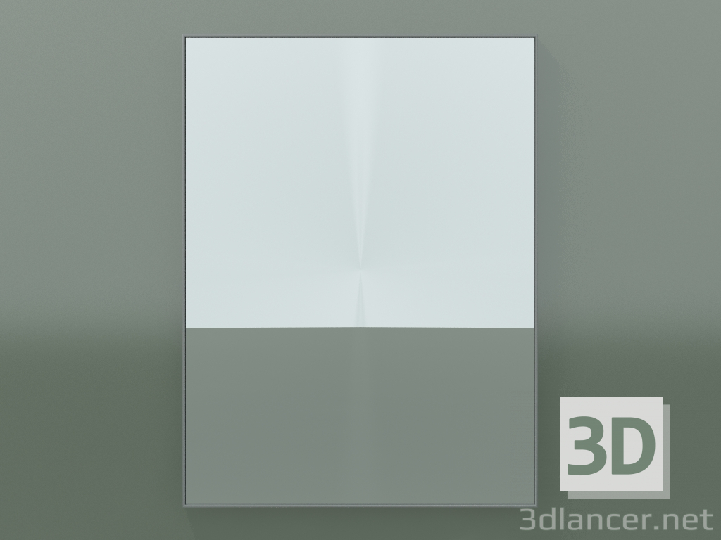 3d model Mirror Rettangolo (8ATCD0001, Silver Gray C35, Н 96, L 72 cm) - preview
