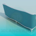 3D modeli Victoria tarzı kanepe - önizleme