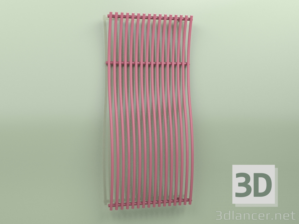 3D Modell Beheizter Handtuchhalter - Imia (1800 x 822, RAL - 4002) - Vorschau