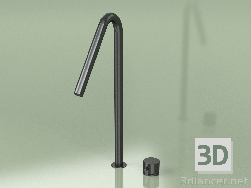 3d model 2-hole mixer with swivel spout 422 mm (13 33, ON) - preview