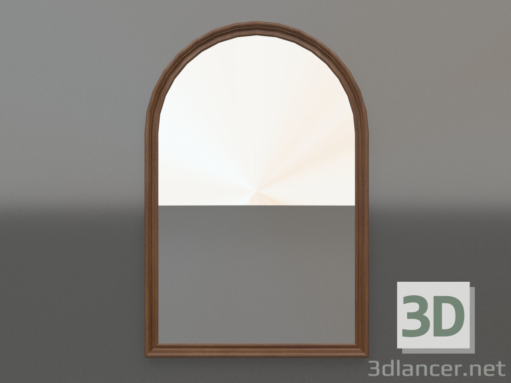 modèle 3D Miroir ZL 23 (500x750, bois brun clair) - preview