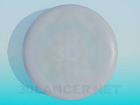 modèle 3D Pouf rond - preview