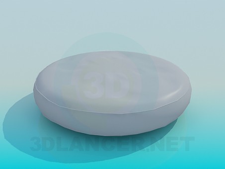 3d model Round pouf - preview 3d model Round pouf - preview