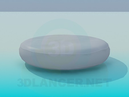 3d model Round pouf - preview 3d model Round pouf - preview
