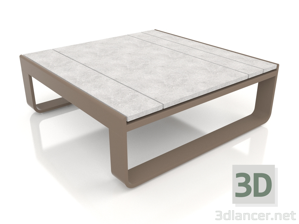 modello 3D Tavolino 70 (DEKTON Kreta, Bronzo) - anteprima