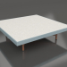 modèle 3D Table basse carrée (Bleu gris, DEKTON Sirocco) - preview