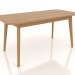 3d model Dining table LARGE 1600x750 mm (natural oak) - preview