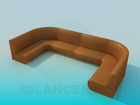 3d модель Диван – превью 3d модель Диван – превью