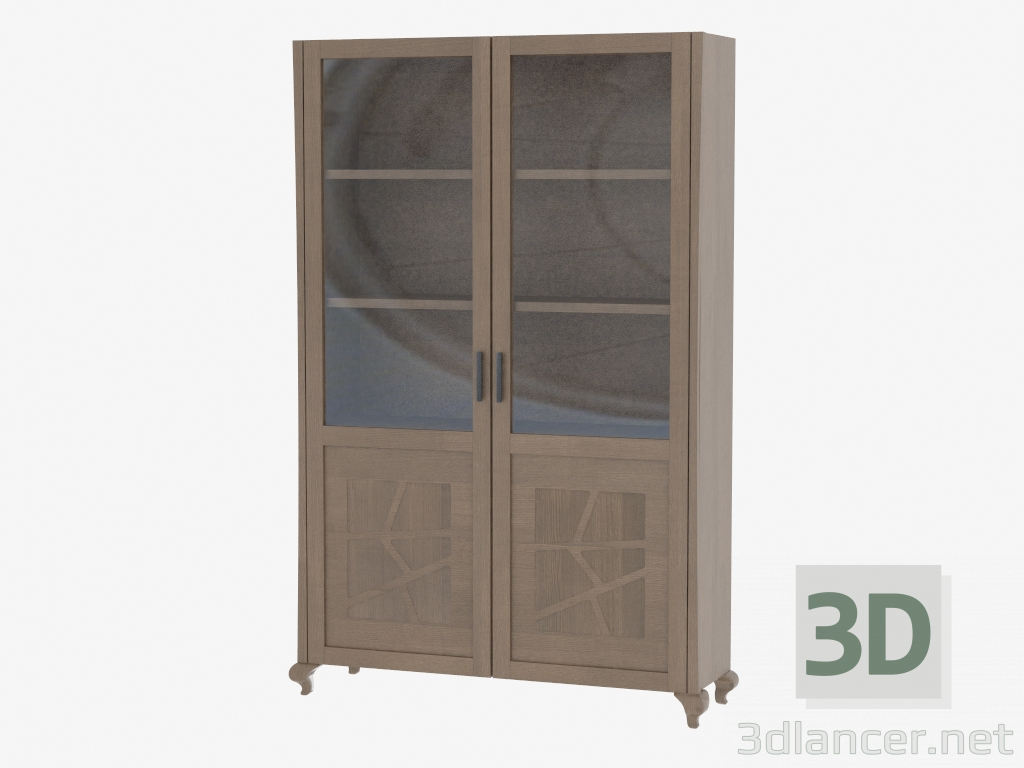 3d model 2 puerta del armario con las piernas rizado VT2MOLR - vista previa