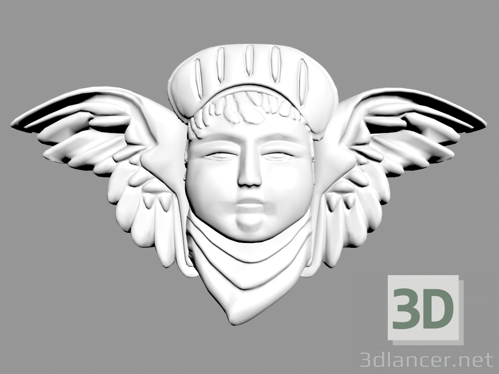 modèle 3D Panneau décoratif W986 - preview