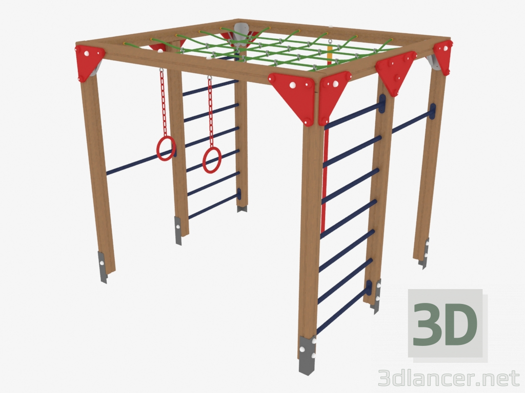 3D Modell Kinderspielanlage (7807) - Vorschau