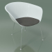 3d model Lounge chair 4222 (4 legs, with seat cushion, PP0001) - preview