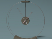 Table clock in a minimalistic style