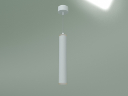 Lâmpada LED pendente DLR035 (branco mate)