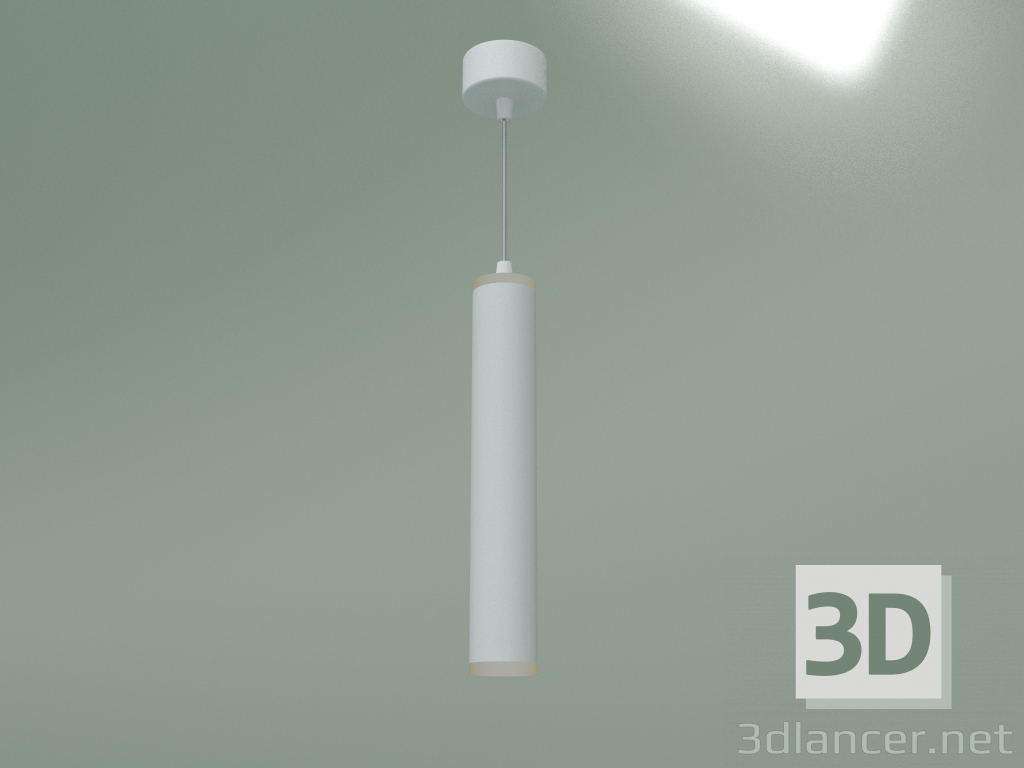 modello 3D Lampada a sospensione LED DLR035 (bianco opaco) - anteprima