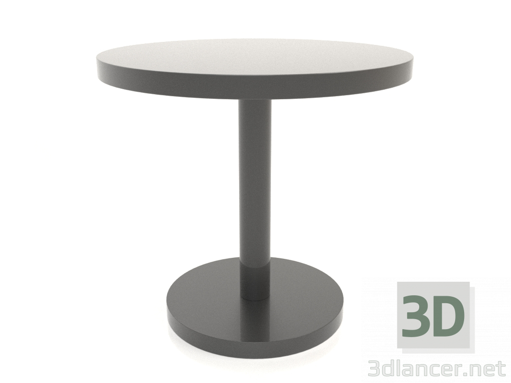 3D modeli Yemek masası DT 012 (D=800x750, siyah plastik renk) - önizleme
