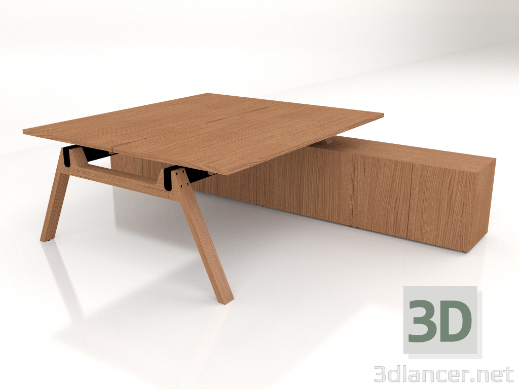 3D modeli Çalışma masası Viga Bank V1824 (1800x3200) - önizleme