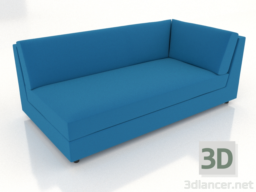3d model Sofa module 83 corner extended right - preview