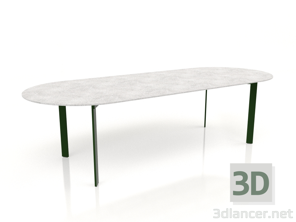 3 डी मॉडल डाइनिंग टेबल (बोतल हरा) - पूर्वावलोकन