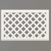 3d model Gypsum ventilation grilles VR 009 (150x234x12) - preview