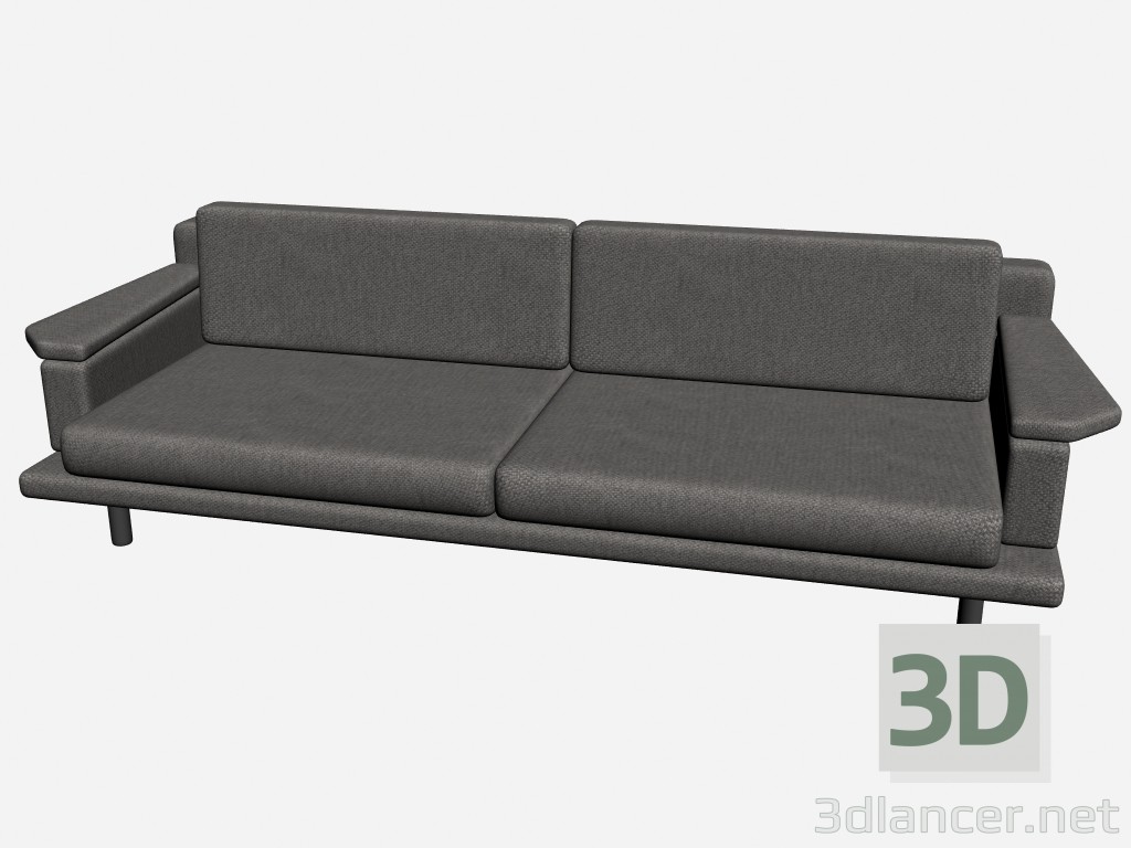 3d model Leonard de sofá 1 - vista previa