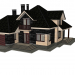3D modeli Kır evi - önizleme