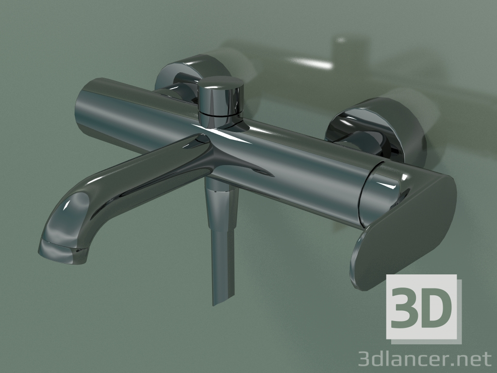 3D Modell Einhebel-Bademischer für freiliegende Installation (34420330) - Vorschau