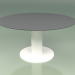 3d model Dining table 314 (Metal Milk, HPL Gray) - preview