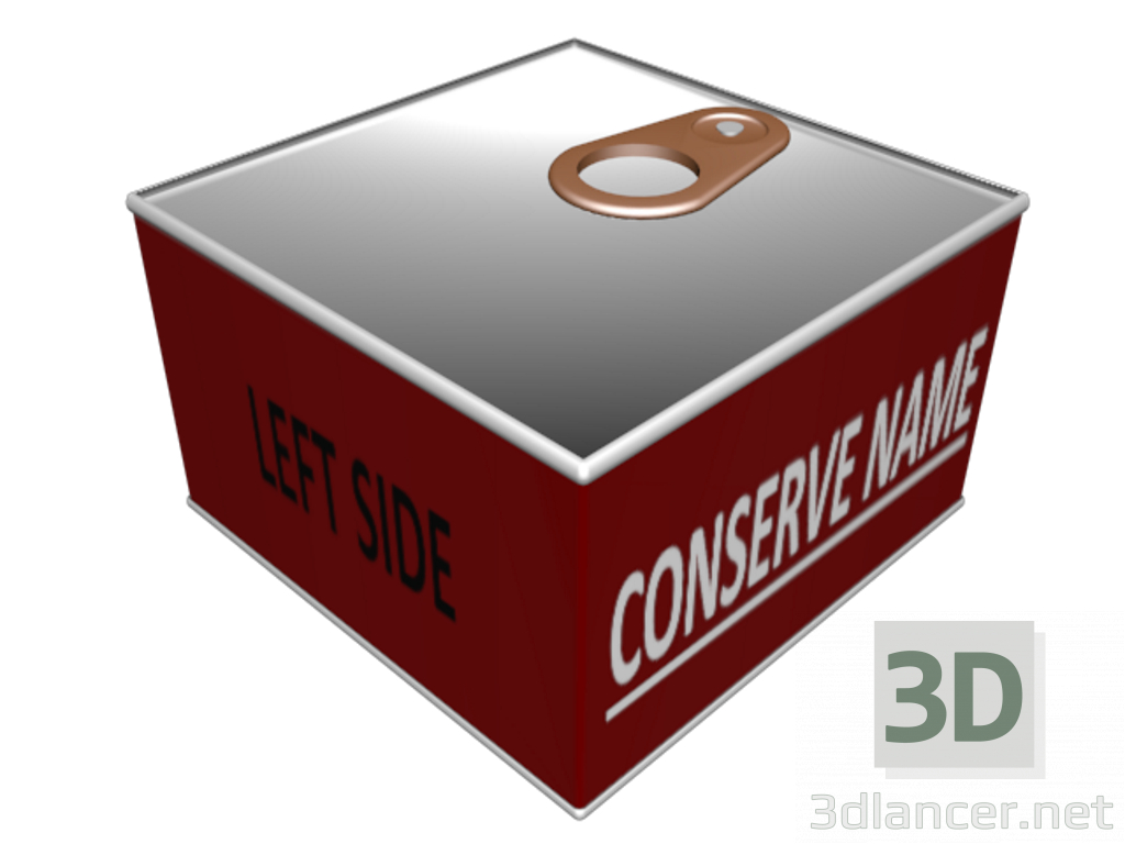 3d model Conserve Box 01 - preview 3d model Conserve Box 01 - preview
