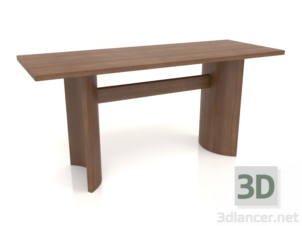 3D Modell Esstisch DT 05 (1600x600x750, Holz braun hell) - Vorschau