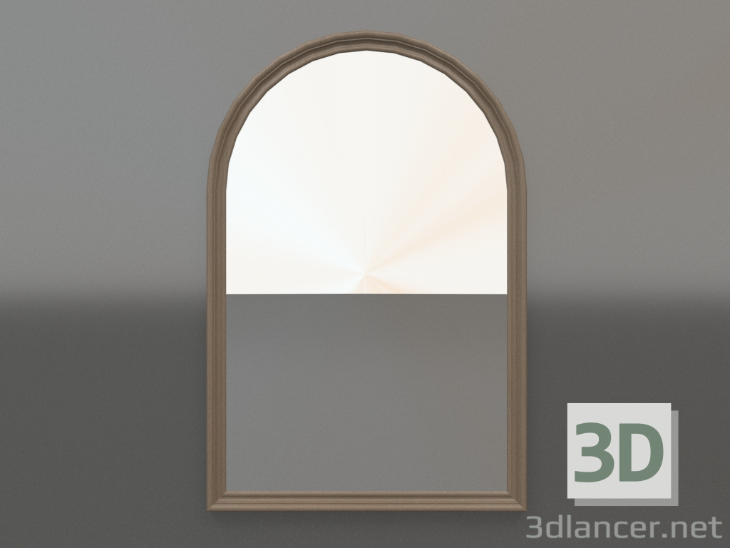 3d model Mirror ZL 23 (500x750, wood grey) - preview