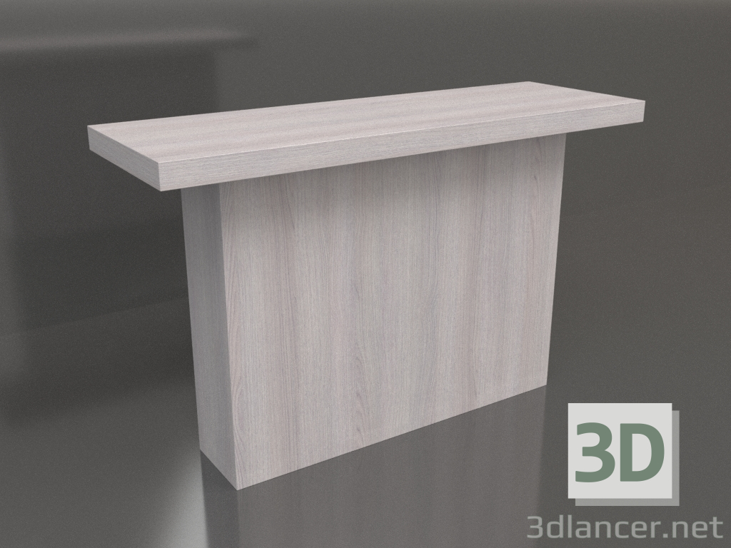 3D modeli Konsol masası KT 10 (1200x400x750, ahşap soluk) - önizleme