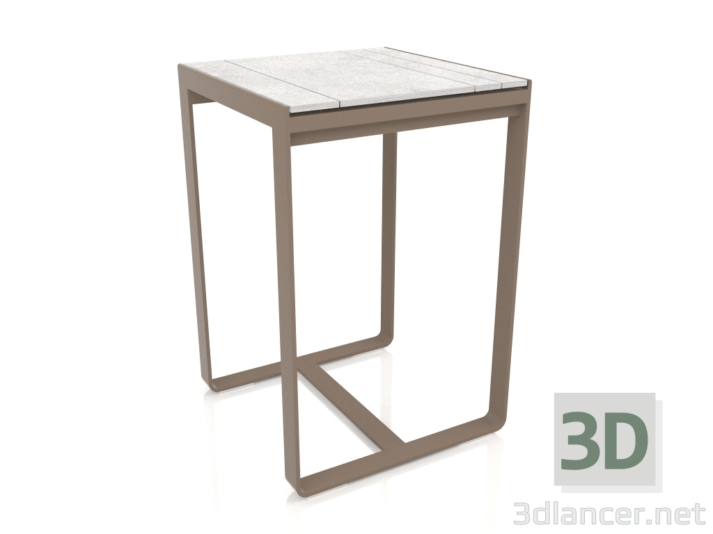 3d model Bar table 70 (DEKTON Kreta, Bronze) - preview