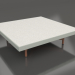 3d модель Квадратный журнальный столик (Cement grey, DEKTON Sirocco) – превью