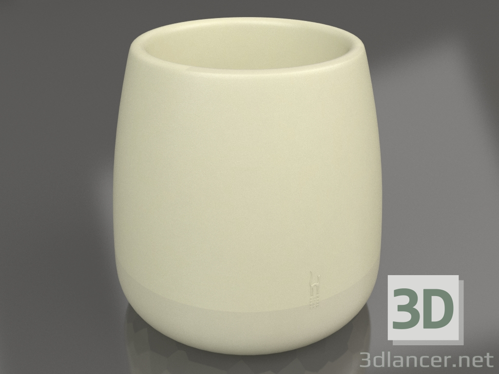 modèle 3D Pot de fleurs 1 (Or) - preview